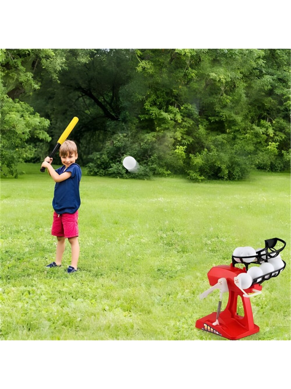 Auto Electronic Baseball Pitching Machine Set - Picture 4 of 7
